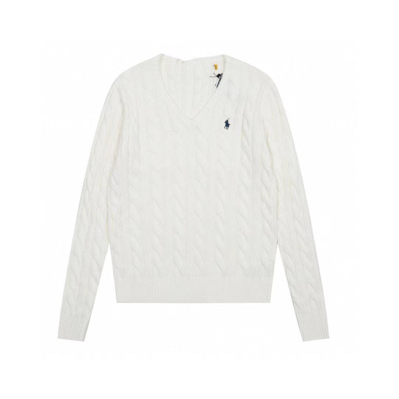 Ralph Lauren Knitted sweaters RL sweaters knitted sweaters top twist needles