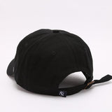 Dodgers and Yankees Baseball Cap 47brand Baseball Cap Female Black Peaked Cap