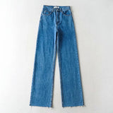 Women Jeans Loose Burrs Slimming