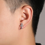 Earrings Ankh Cross Zircon Earrings Ankh