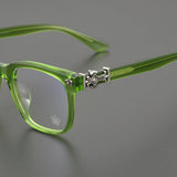 CHH Chrome Hearts Glasses Frame Square Myopia Glasses Frame Optical Anti-Blue Glasses