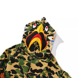 Bathing Ape Hoodie Joint S24 Falcon Full Zip Camouflage Loose Hooded Sweater