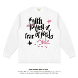 Unisex Long Sleeve Shirt Printed Long Sleeve T-Shirt Loose