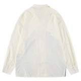 Men Long Sleeved T Shirt Printed Long Sleeve Shirt Men's Ins Loose Casual Portrait