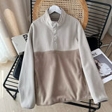 Women Hoodie Polar Fleece Loose Fleece-lined