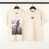 Fog Essentials T Shirts Spring and Summer FOG Joint RRR Series Crew Neck Short Sleeves