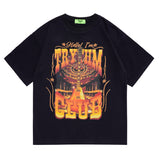 Men T-Shirt Eagle Print Summer