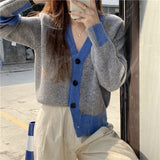 Women Knitted Cardigan Loose Casual Jacket