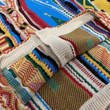 Kapital Sweater Vintage Hida Hehong Style Japanese Jacquard Heavy Industry Cardigan V-neck Sweater Coat