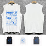 Purple Brand Tank T Shirts Sleeveless T-shirt Vest