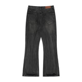 Men Jeans Tie-Dye Gradient Color Retro Loose