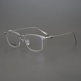 CHH Chrome Hearts Glasses Japanese Refined Versatile Business Square Pure Titanium Ultra Light Glasses Frame