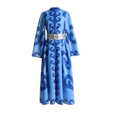 Bohemian Dress Fashion Flared Sleeves Dress