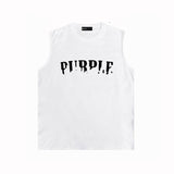 Purple Brand Tank T Shirts Sleeveless T-shirt Vest