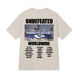 UNDEFEATED T Shirts Crew Neck Men's and Women's Loose