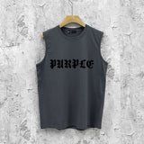 Purple Brand Tank T Shirts Sleeveless T-shirt Vest