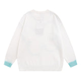 Women Sweater Butterfly Graffiti Knitted All-Matching Leisure