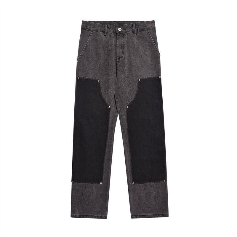 Men Jeans Old Retro Loose Casual