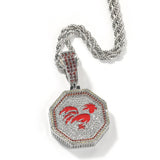 Jewelry Zodiac Pendant Copper Inlaid Zircon Luminous Animal Royalty