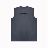 Purple Brand Tank T Shirts Sleeveless T-shirt Vest
