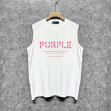 Purple Brand Tank T Shirts Sleeveless T-shirt Vest