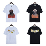 Denim Tears T Shirts Kapok Vintage Portrait Short Sleeve T-shirt