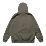 Men Fleece Lined Hoodie Embroidered Hoodie Long Sleeve Sports Hoodie Winter