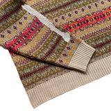 Kapital Sweater Kapital Vintage Pingtian Hehong Bone Skeleton round Neck Ethnic Style Vintage Sweater Pullover Sweater