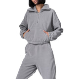 Women Co-Ords Winter Leisure Sports High Waist