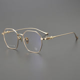 CHH Chrome Hearts Glasses Pure Titanium Business Polygon Glasses Frame