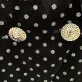 Women Haute Couture Jacket Fashion Slim Velvet