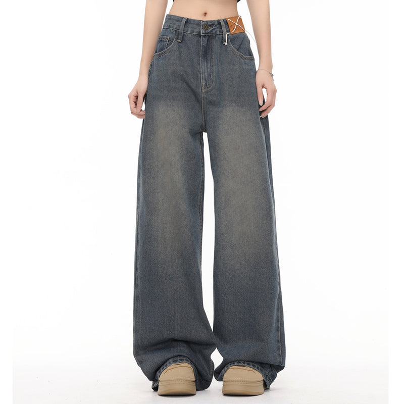 Men Jeans Retro Loose All-Match Casual