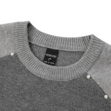 Men Sweater Sweater I Leisure Loose round Neck Knitted Sweater