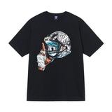 UNDEFEATED T Shirts Crew Neck Men's and Women's Loose