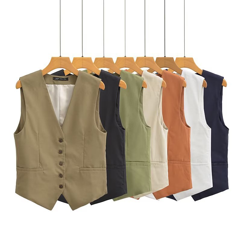 Women Vest Casual Fashion Set