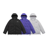 Unisex Coat Loose Thick Hooded Cotton Jacket Couple