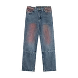 Men Jeans Inkjet Graffiti Fashion Loose