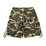 Men's Shorts Ink-splashed Printed Denim Loose