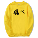 Harajuku Haikyuu Anime Hoodie For Men Women Fly High Graphic