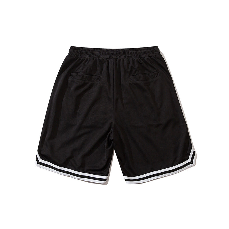 Men Shorts Embroidery Stitching Leisure Loose Sports