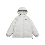 Unisex Coat Rose Red Loose Winter Thick Cotton-Padded Coat