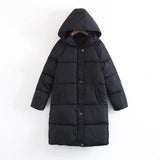 Women Cotton Coat Loose Thick plus Size Mid-Length