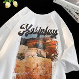 Men T Shirt Youth Summer Loose Casual
