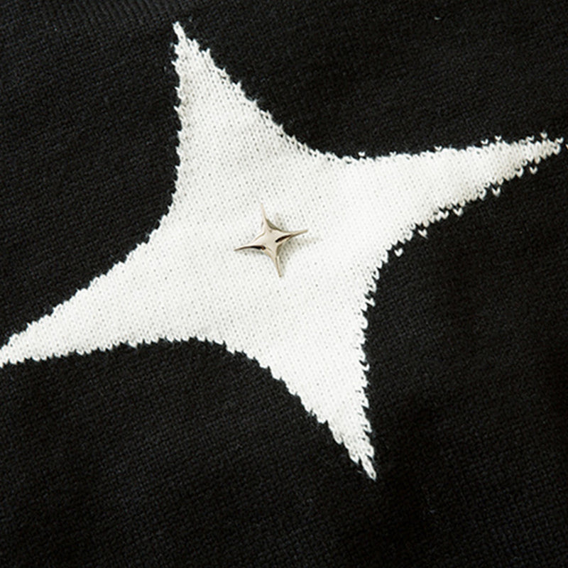 Men Sweater Cross XINGX Sweater Side Zipper