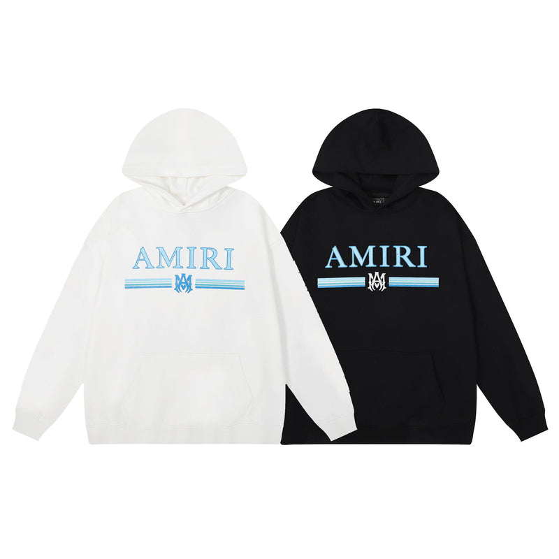 Amiri Hoodie OW Letter print pattern hooded sweater for men and women
