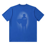 Men T-shirt Fun Printing Idle Style All-Match