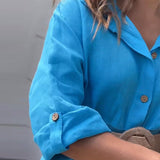 Women Dress Loose Casual Shirt Dress