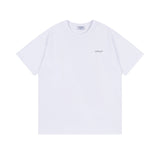 Off White T Shirts OW Three-dimensional Letter Pattern Crew Neck Pullover Short Sleeve