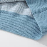 Men Sweater Idle Style Color Matching Sweater