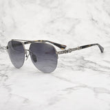 CHH Chrome Hearts Glasses Versatile Large Frame Pure Titanium Myopia Glasses Frame